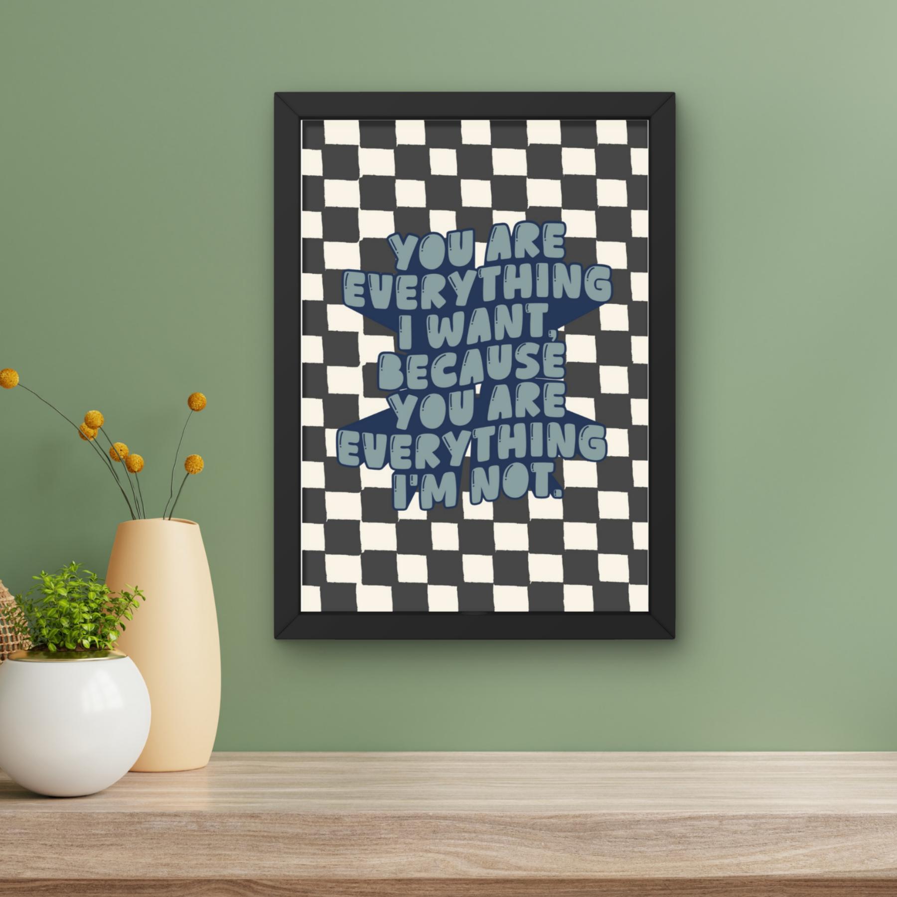 makedamnsure | Taking back Sunday Inspired emo Music Print