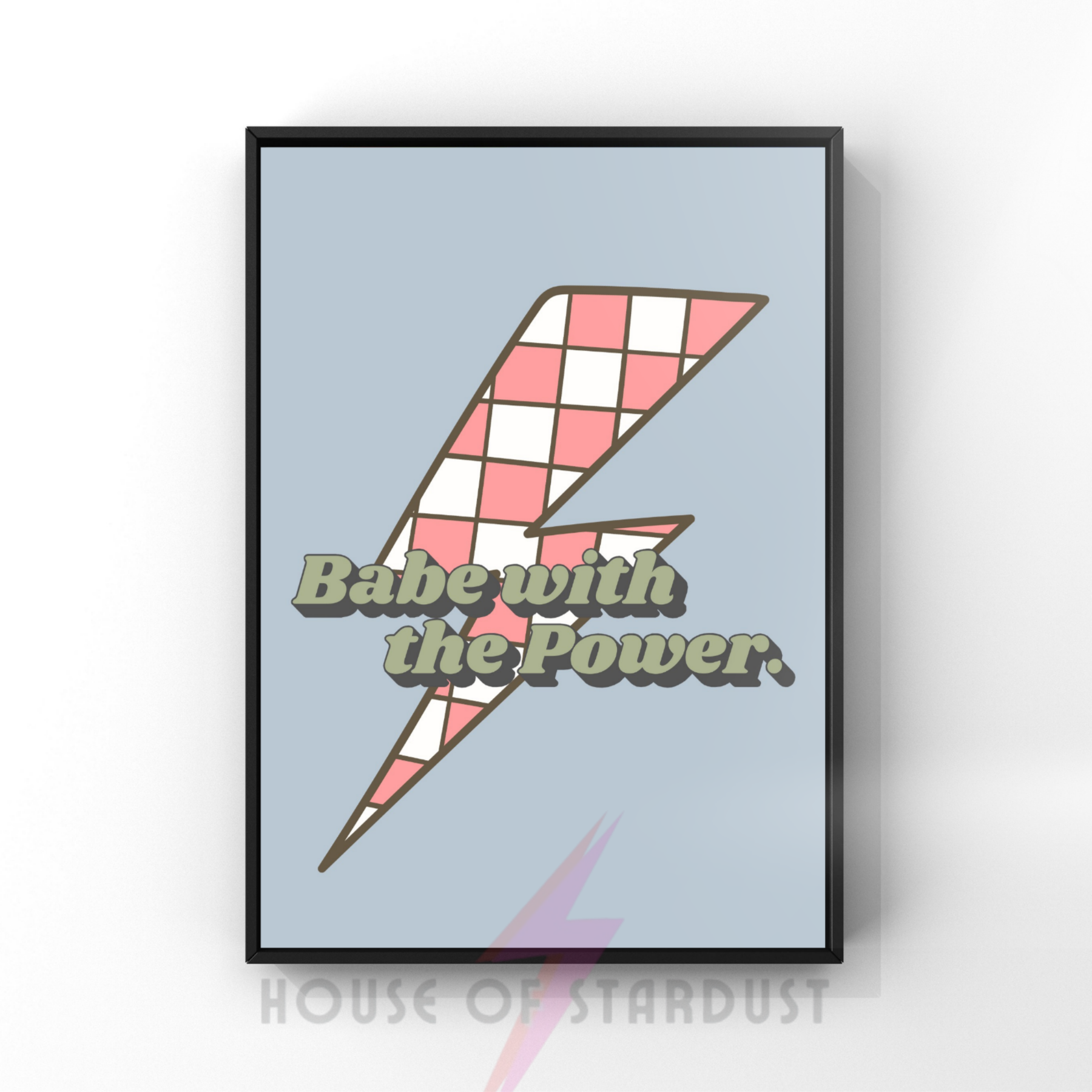 Babe with the power | Bowie labyrinth Inspired Music Print