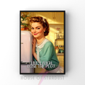 live laugh lose the plot | RETRO HOUSEWIFE feminist HUMOUR PRINT
