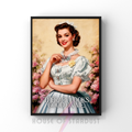 Therapy looks good on me | RETRO HOUSEWIFE feminist HUMOUR PRINT