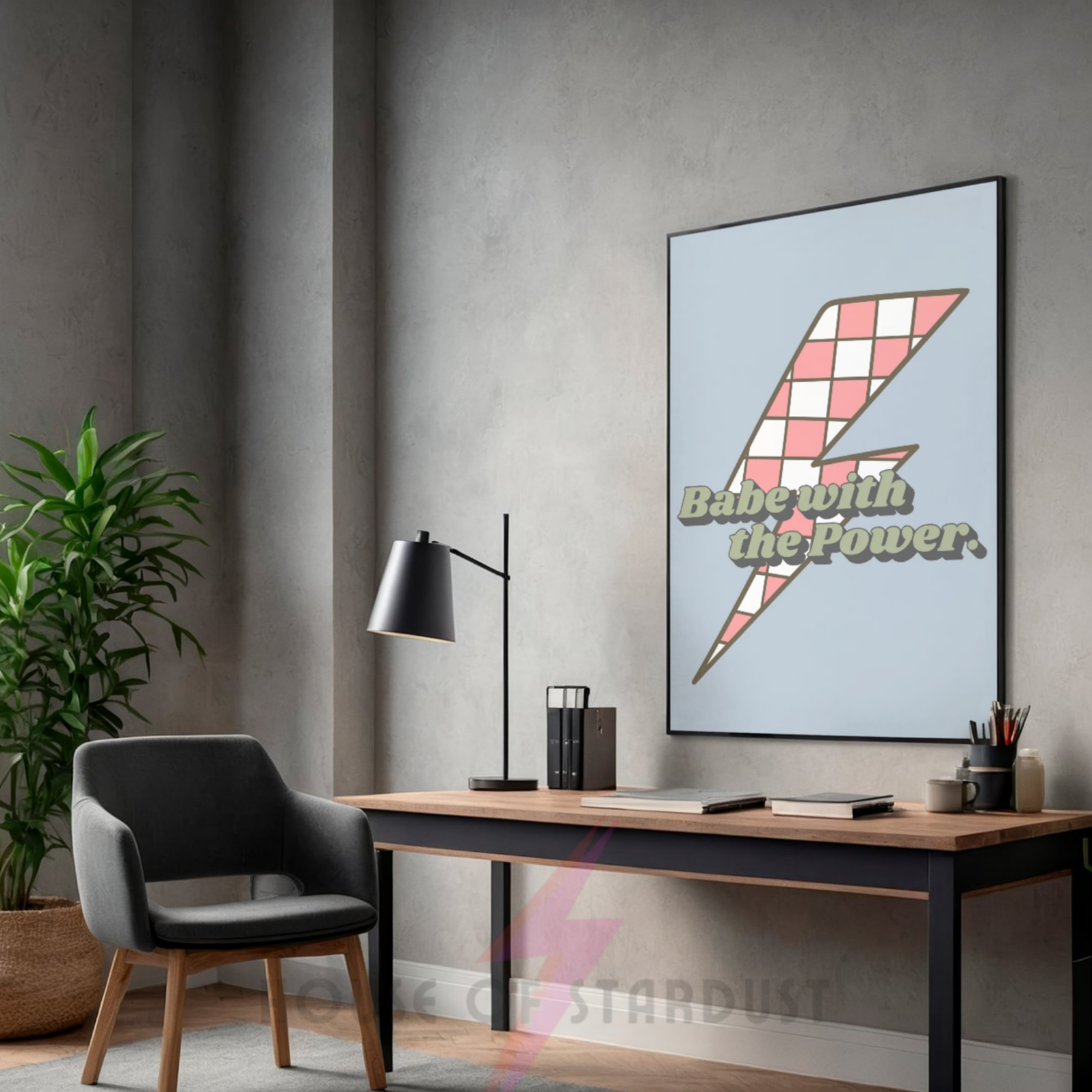 Babe with the power | Bowie labyrinth Inspired Music Print