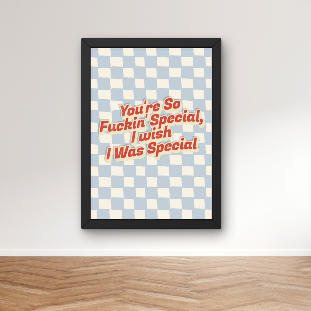 Creep  | Radiohead Inspired checkerboard Music Print