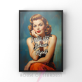 I will not behave myself | Retro feminist Housewife Humour Print