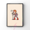 Ziggy doodle | 80's indie print