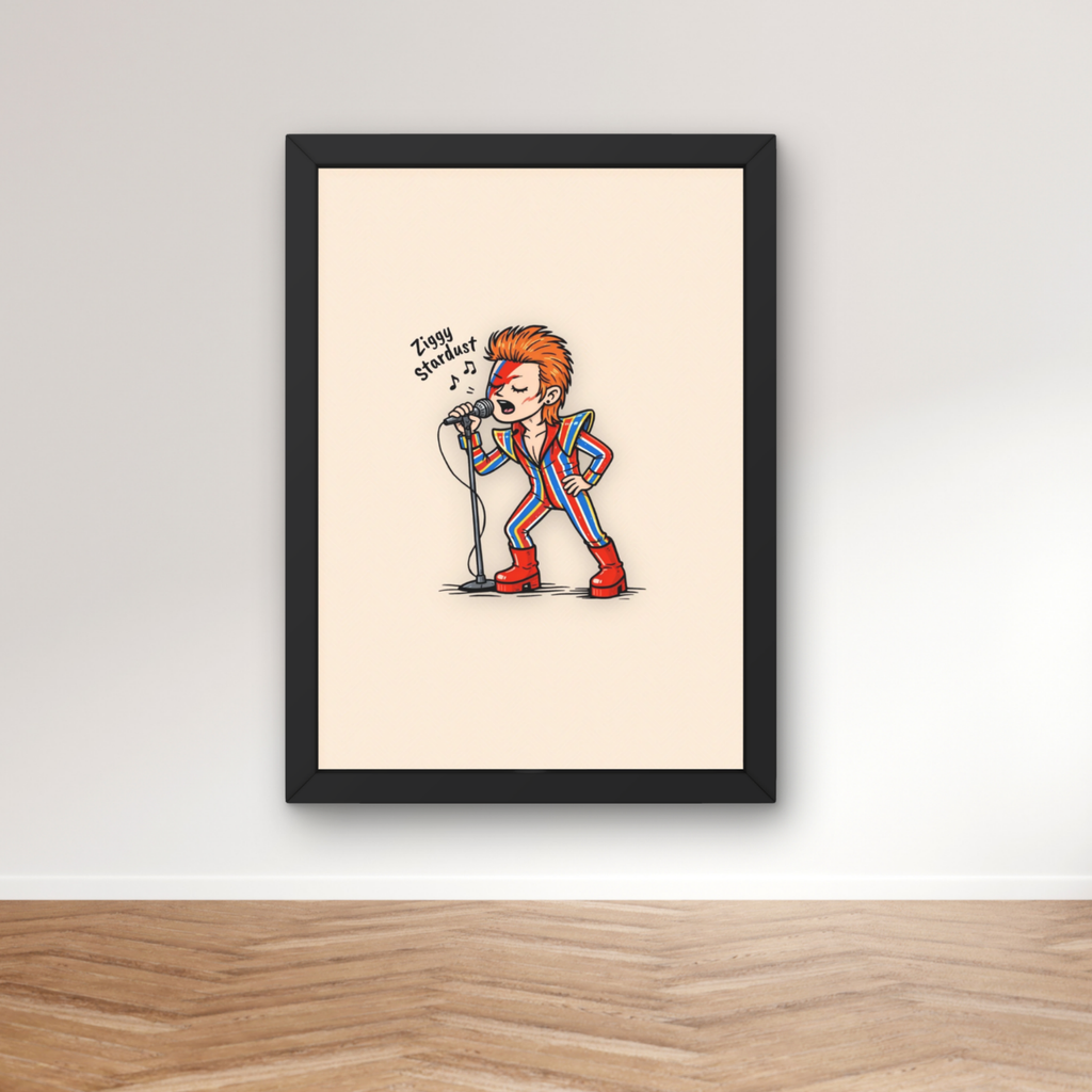 Ziggy doodle | 80's indie print