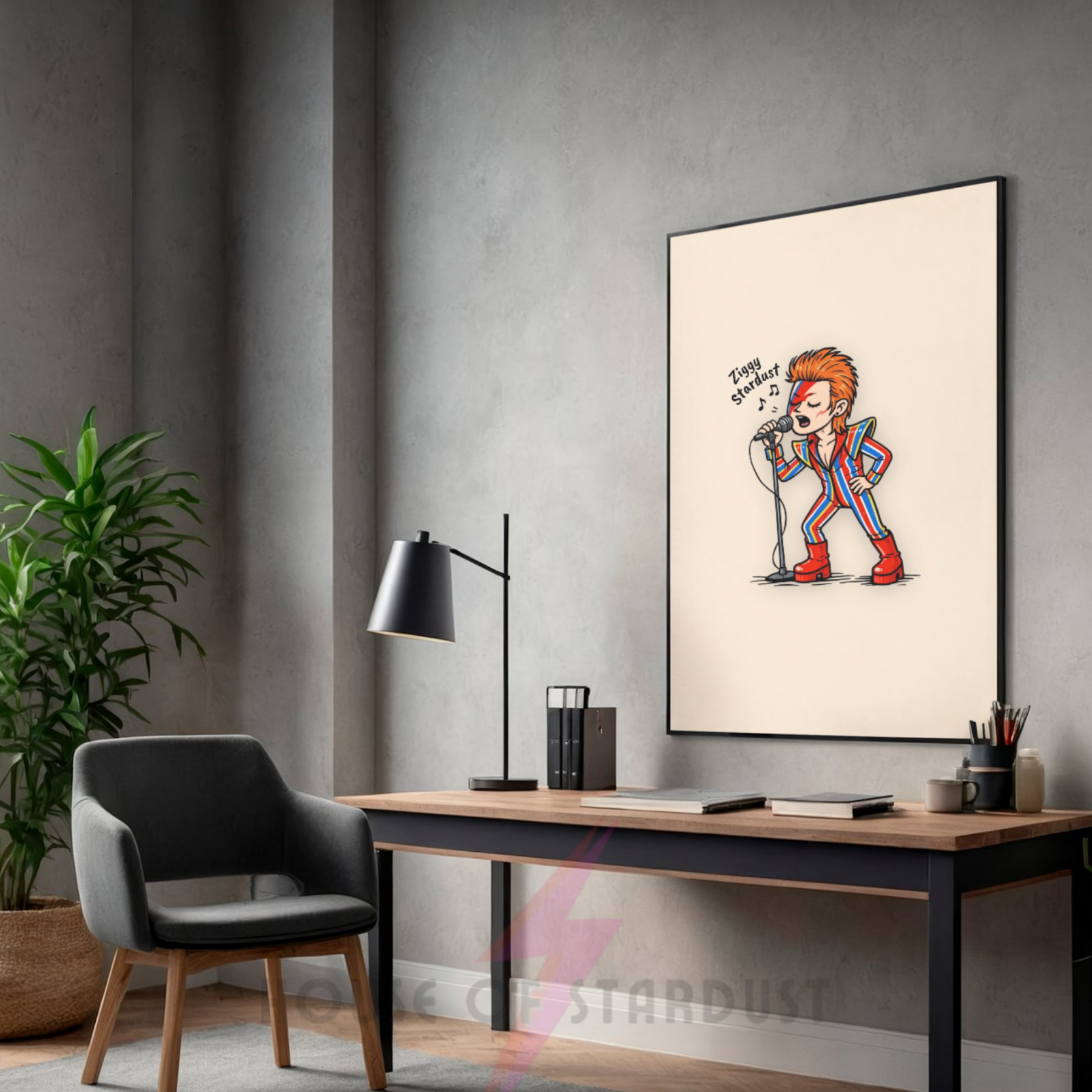 Ziggy doodle | 80's indie print