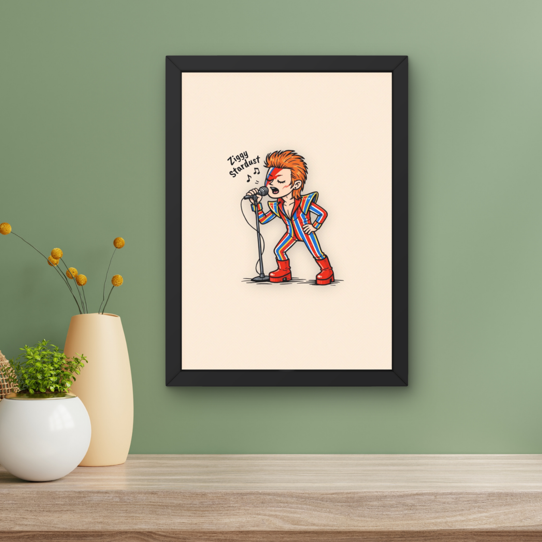 Ziggy doodle | 80's indie print
