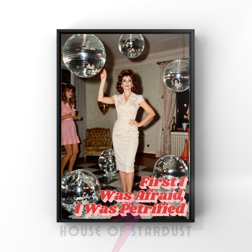 I will survive | Disco Retro Music Print