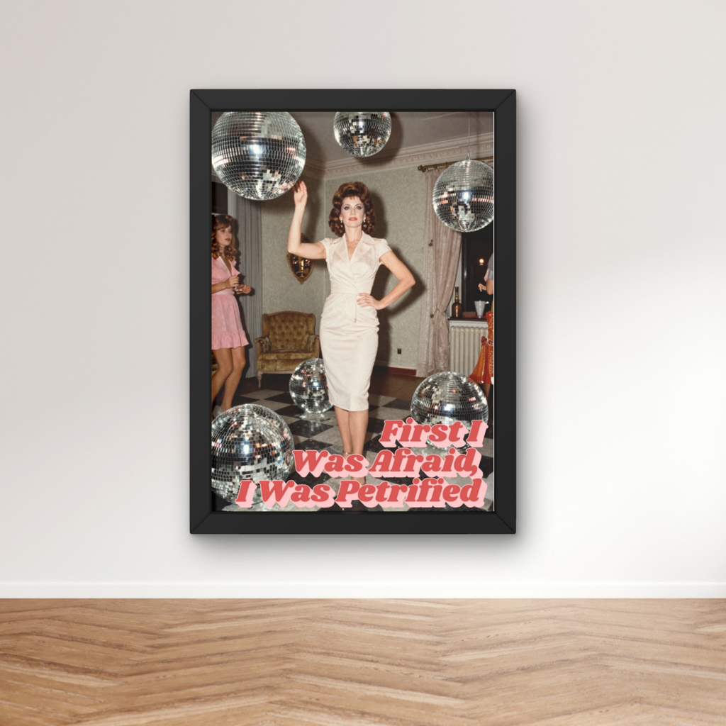 I will survive | Disco Retro Music Print