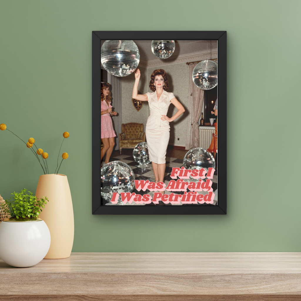 I will survive | Disco Retro Music Print