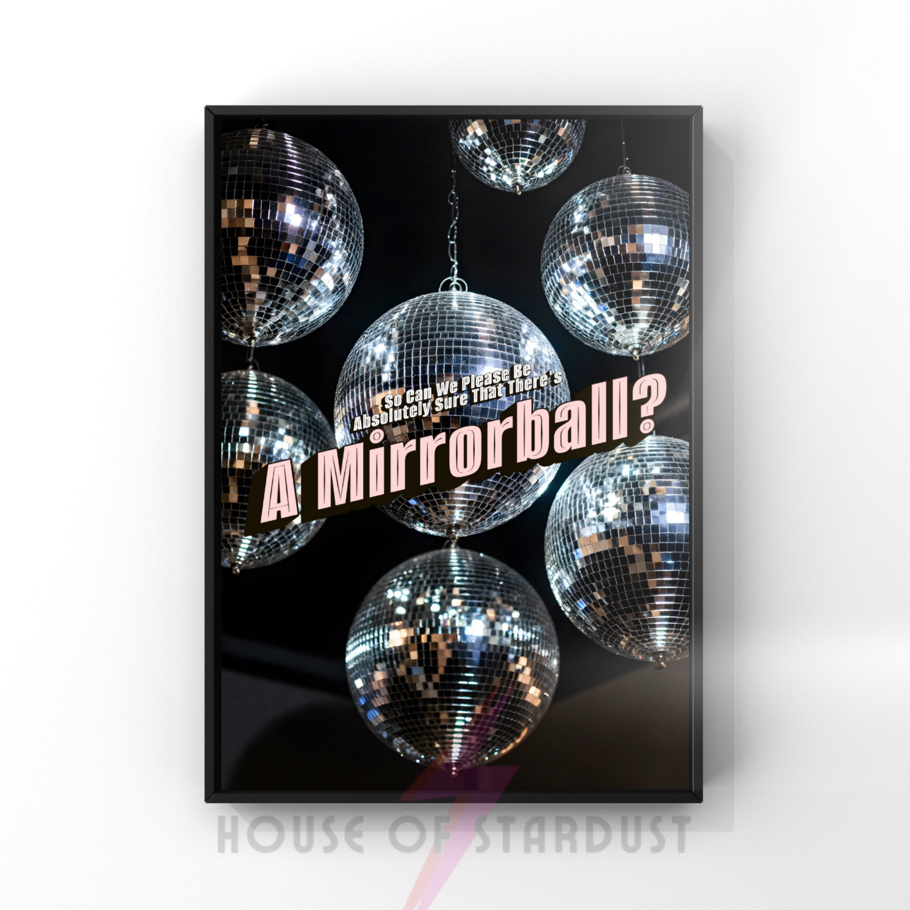 mirrorball  | Arctic Monkeys Inspired Music Print