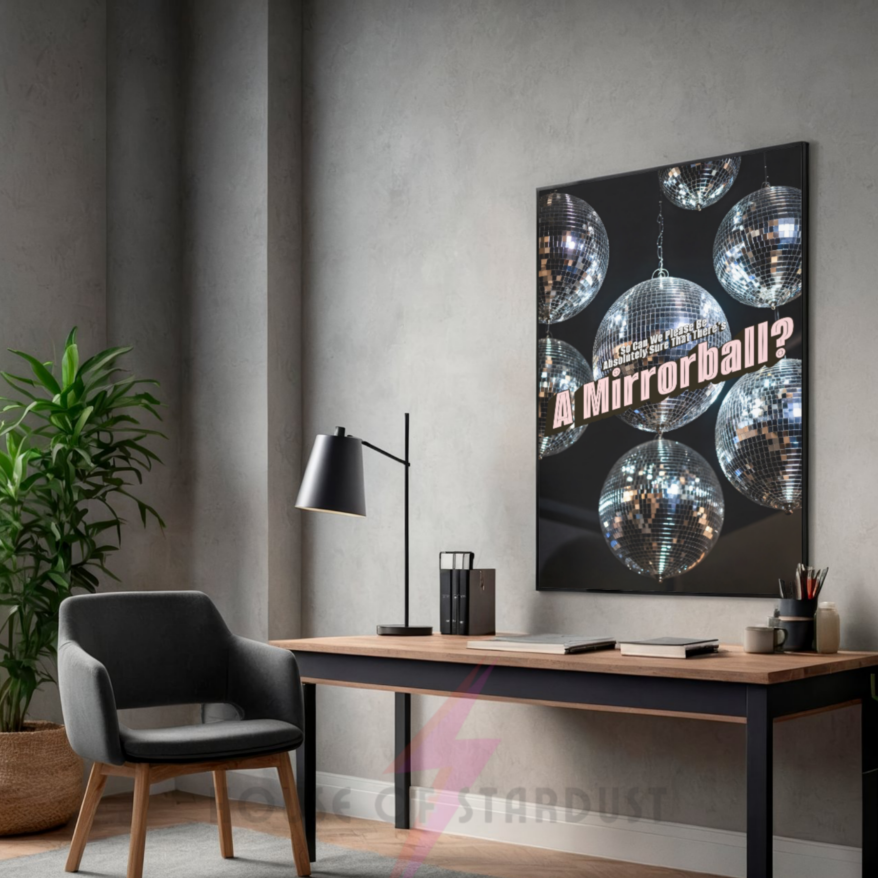 mirrorball  | Arctic Monkeys Inspired Music Print