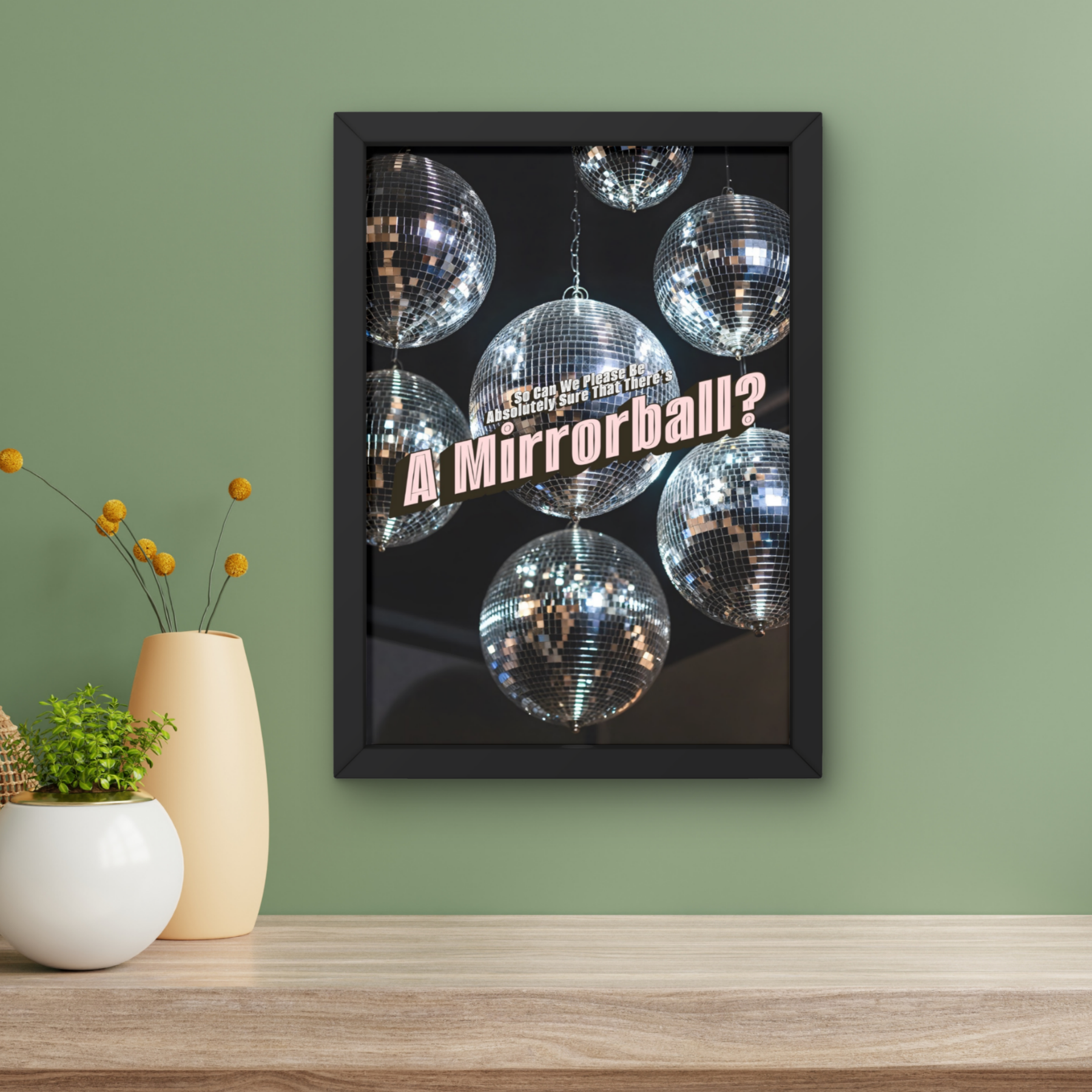 mirrorball  | Arctic Monkeys Inspired Music Print