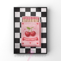 Checkerbox cherries | Perfect Match box pop art print