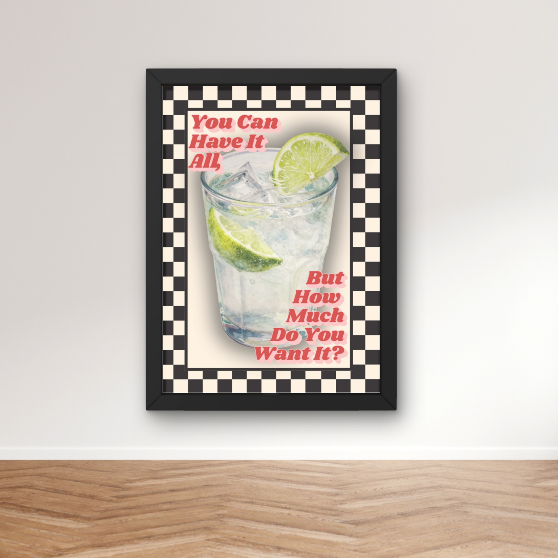 Gin & Tonic | oasis inspired music Print