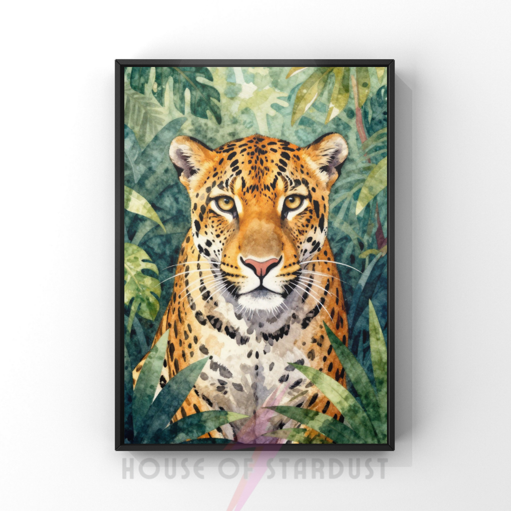 leafy leopard | bold jungle print