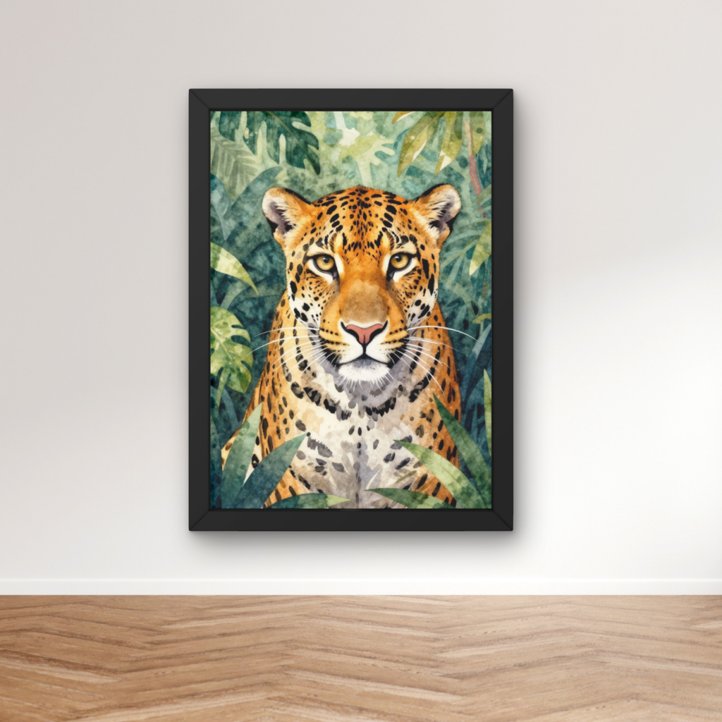 leafy leopard | bold jungle print