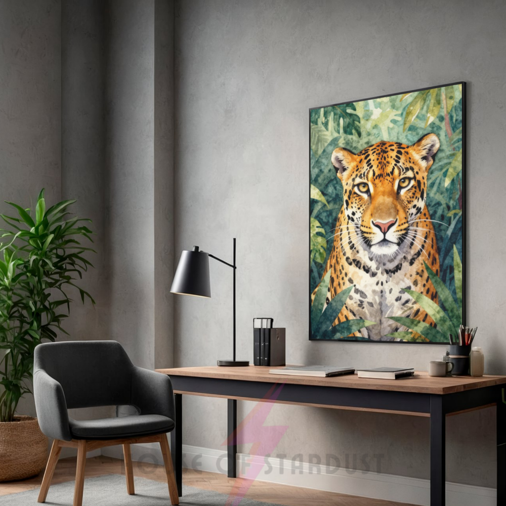 leafy leopard | bold jungle print