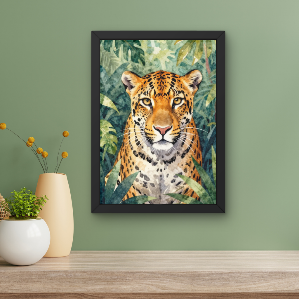 leafy leopard | bold jungle print