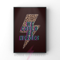 could be heroes | bold indie 80's  music print