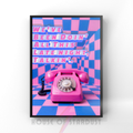 late night talkin' | trippy music Print
