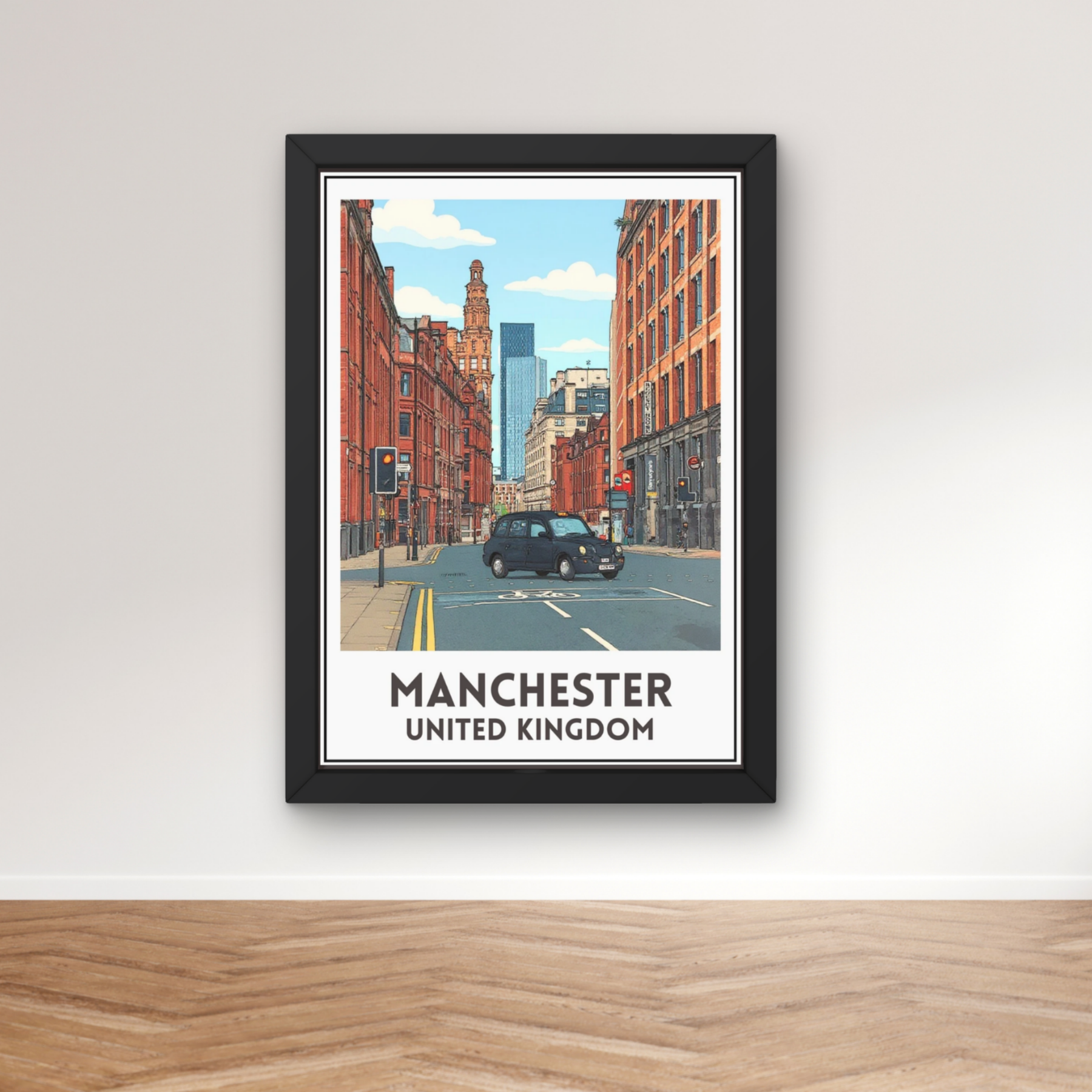 city comic | Manchester art print