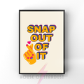 Snap out of it | arctic monkeys Inspired Music Print