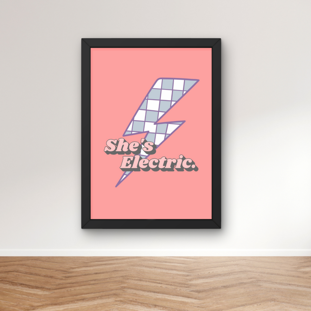 Late night talkin' | retro phone Music Print