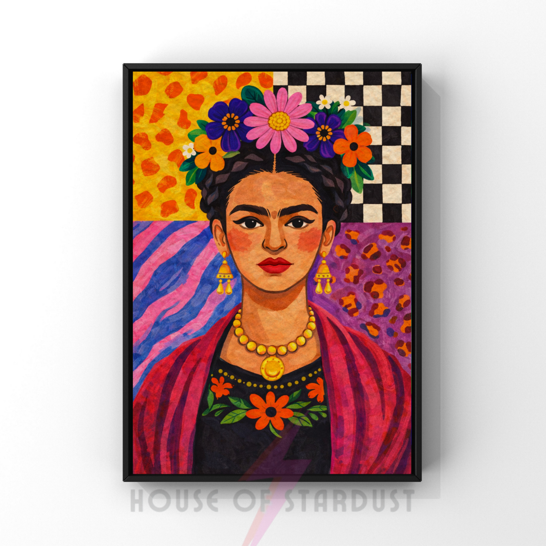 funky frida | Khalo inspired art print