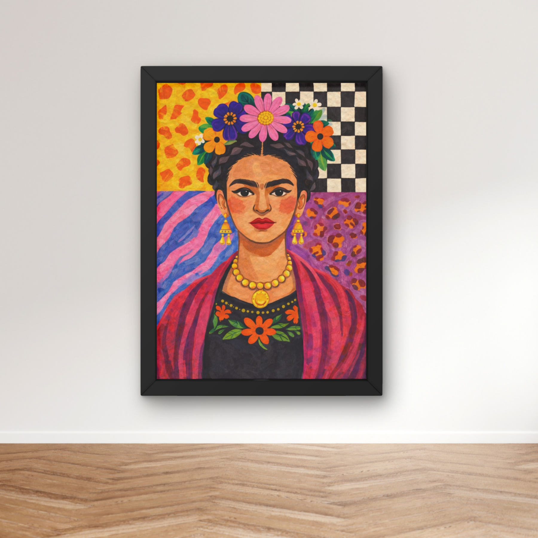 funky frida | Khalo inspired art print