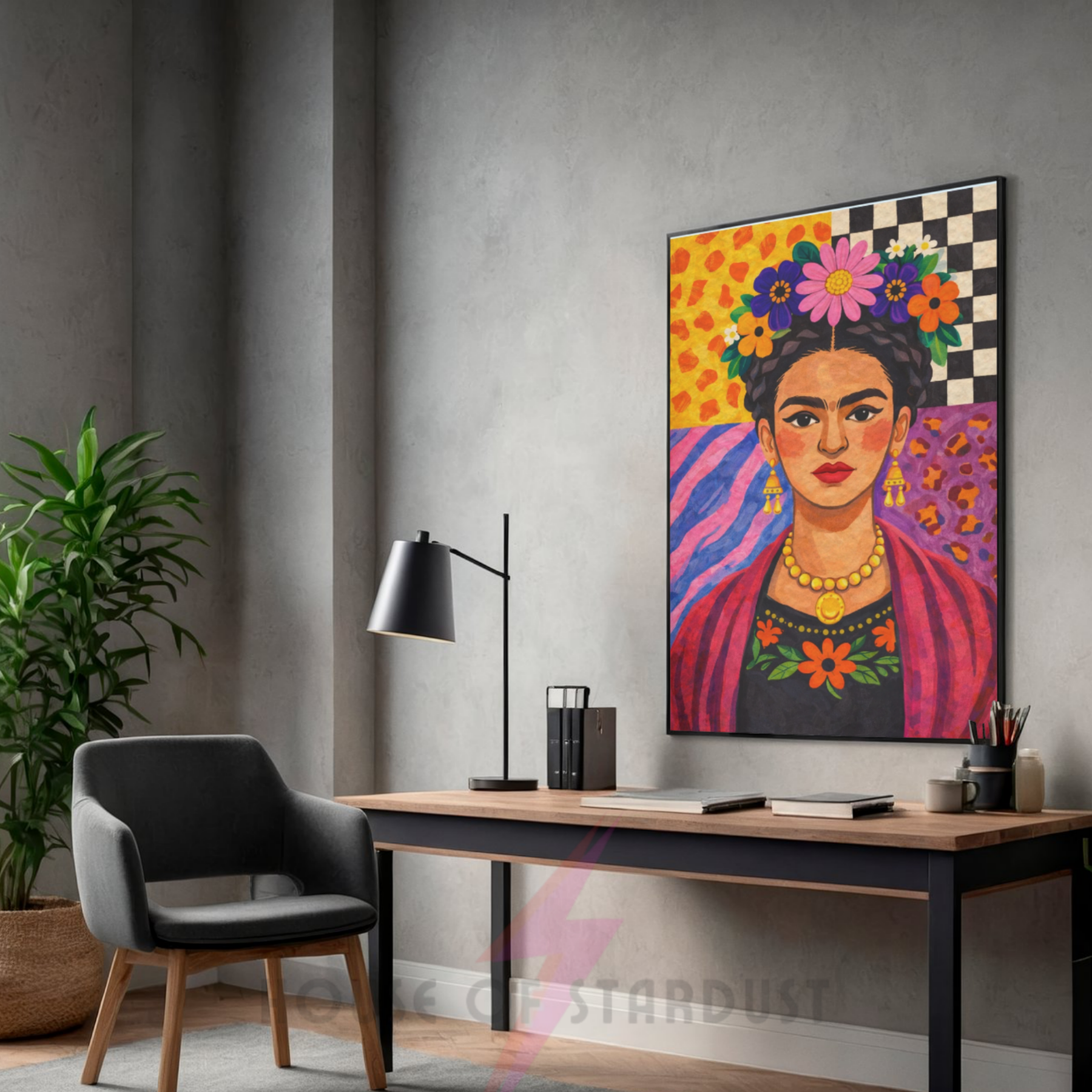 funky frida | Khalo inspired art print