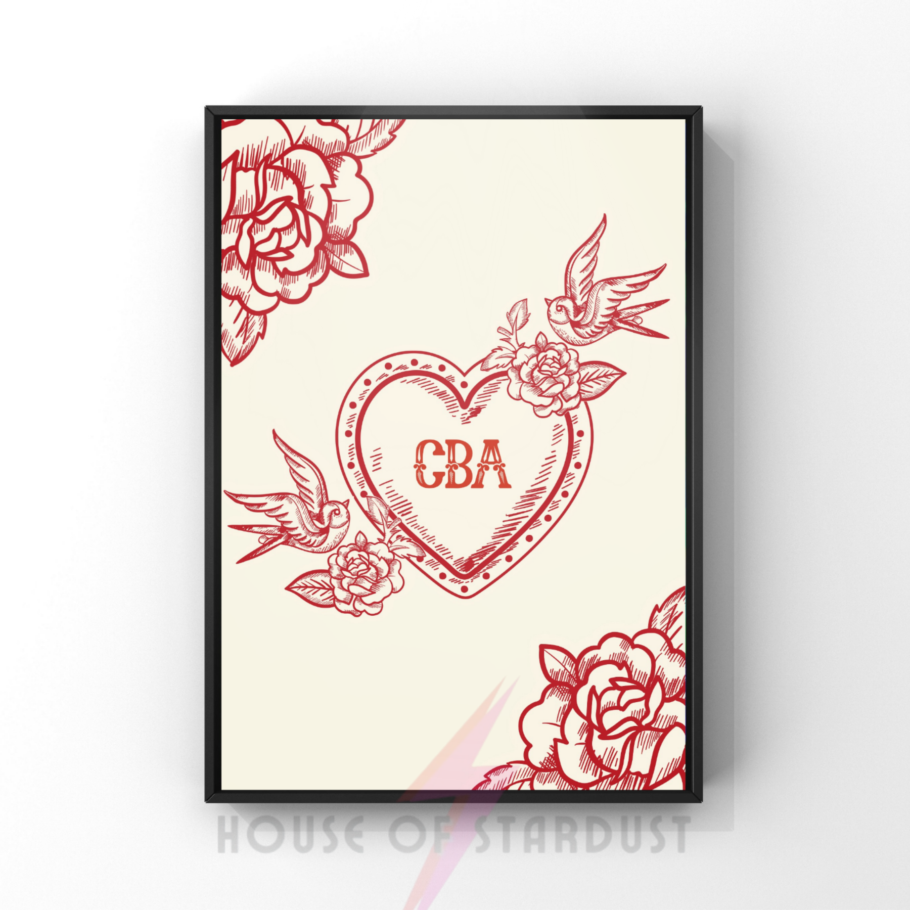 CBA | traditional tattoo art retro print