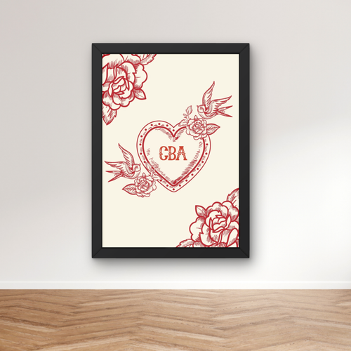 CBA | traditional tattoo art retro print