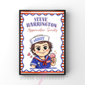 Steve | stranger things doodle art print