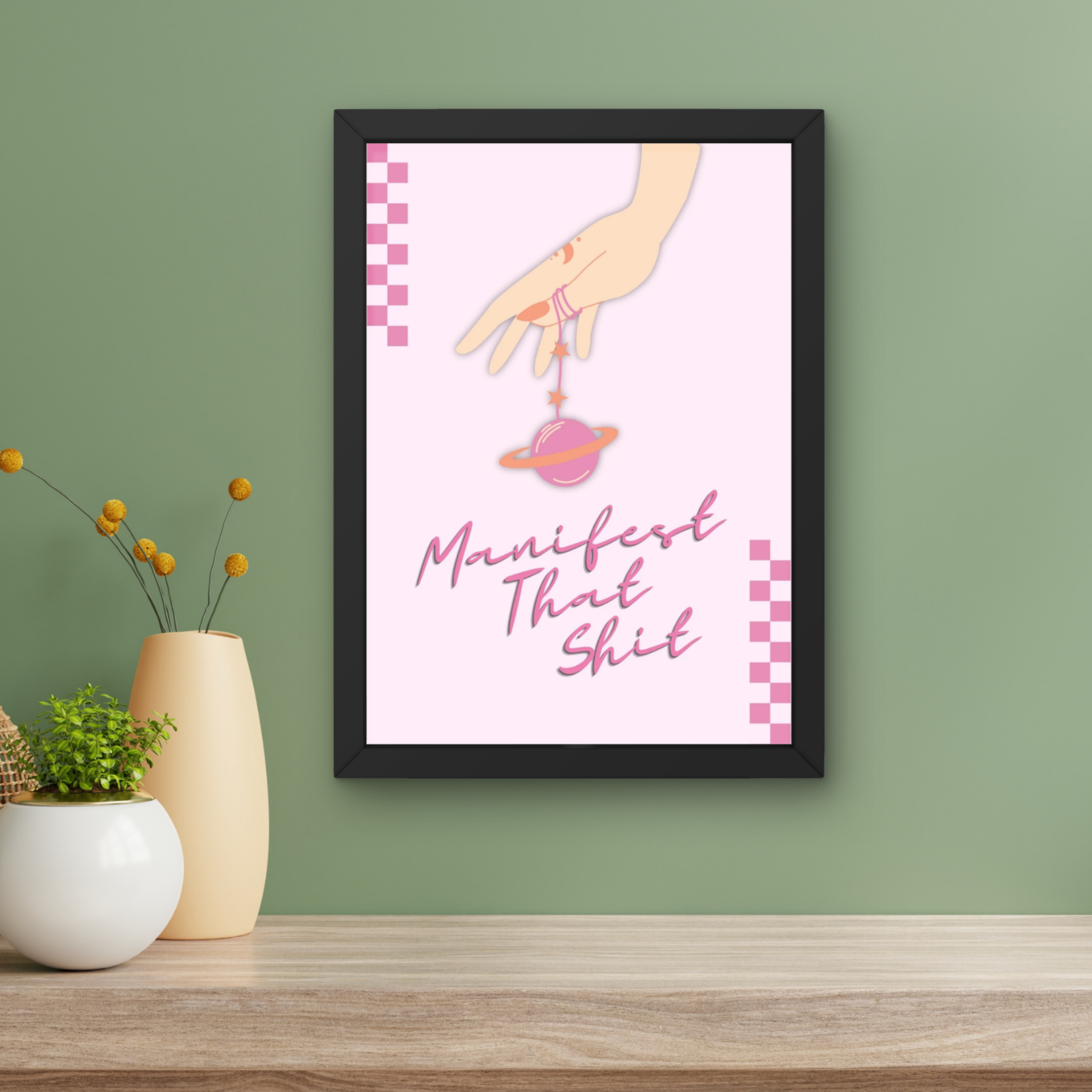 manifest that shit | celestial art print