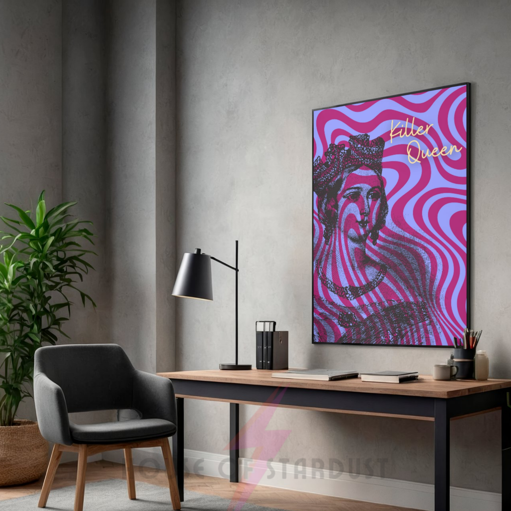 killer queen | music pop art print