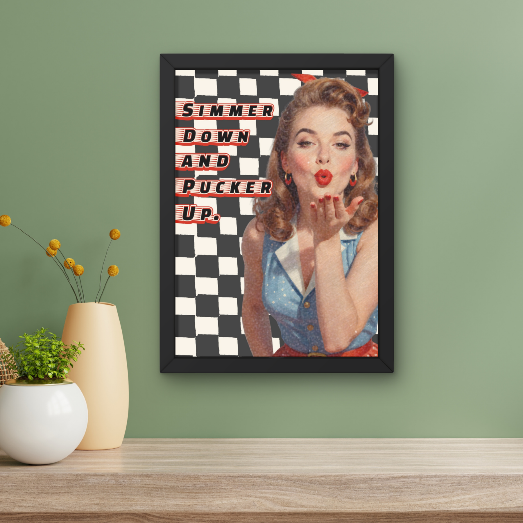 Simmer Down and Pucker Up | indie Music Print
