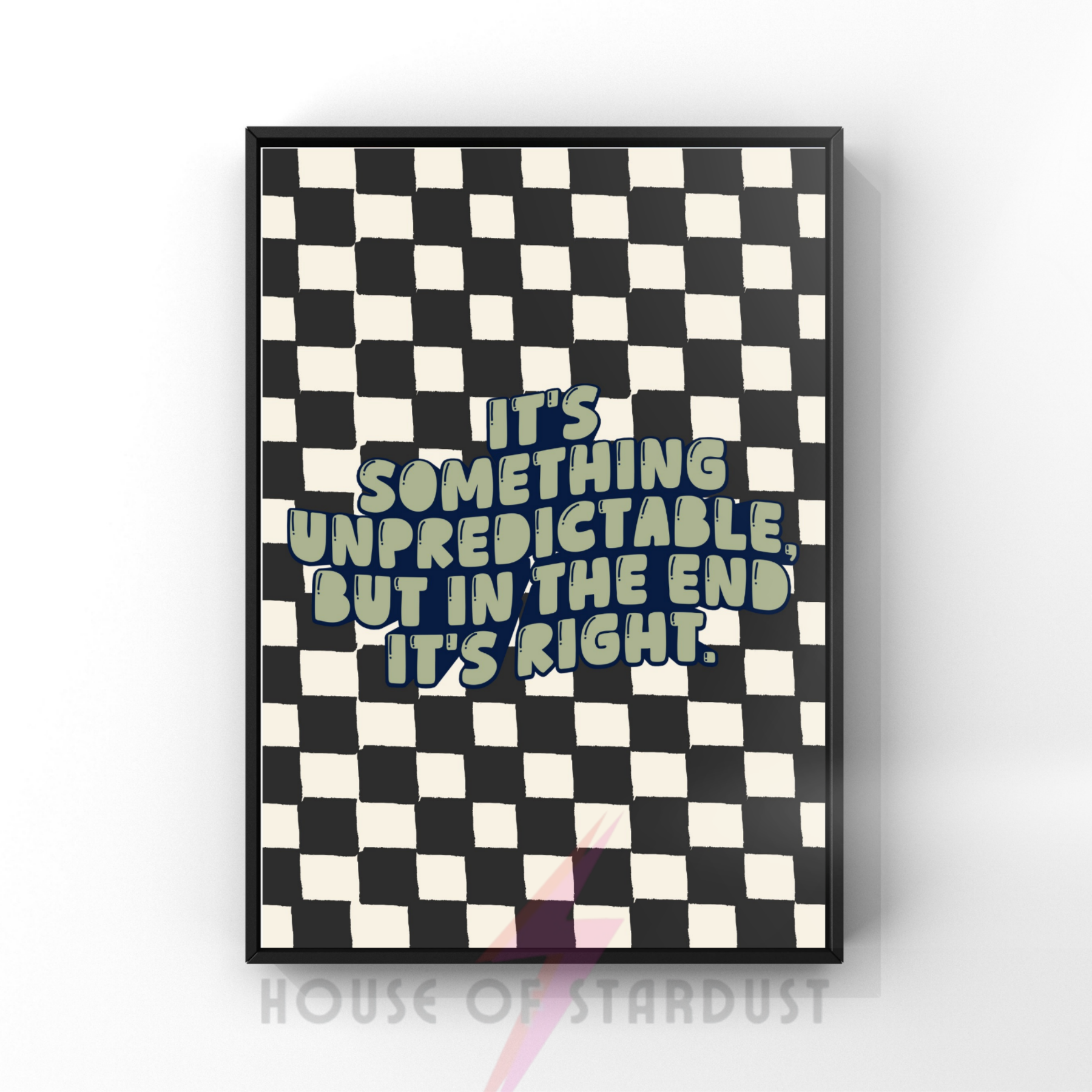 time of your life | green day emo Inspired Music Print