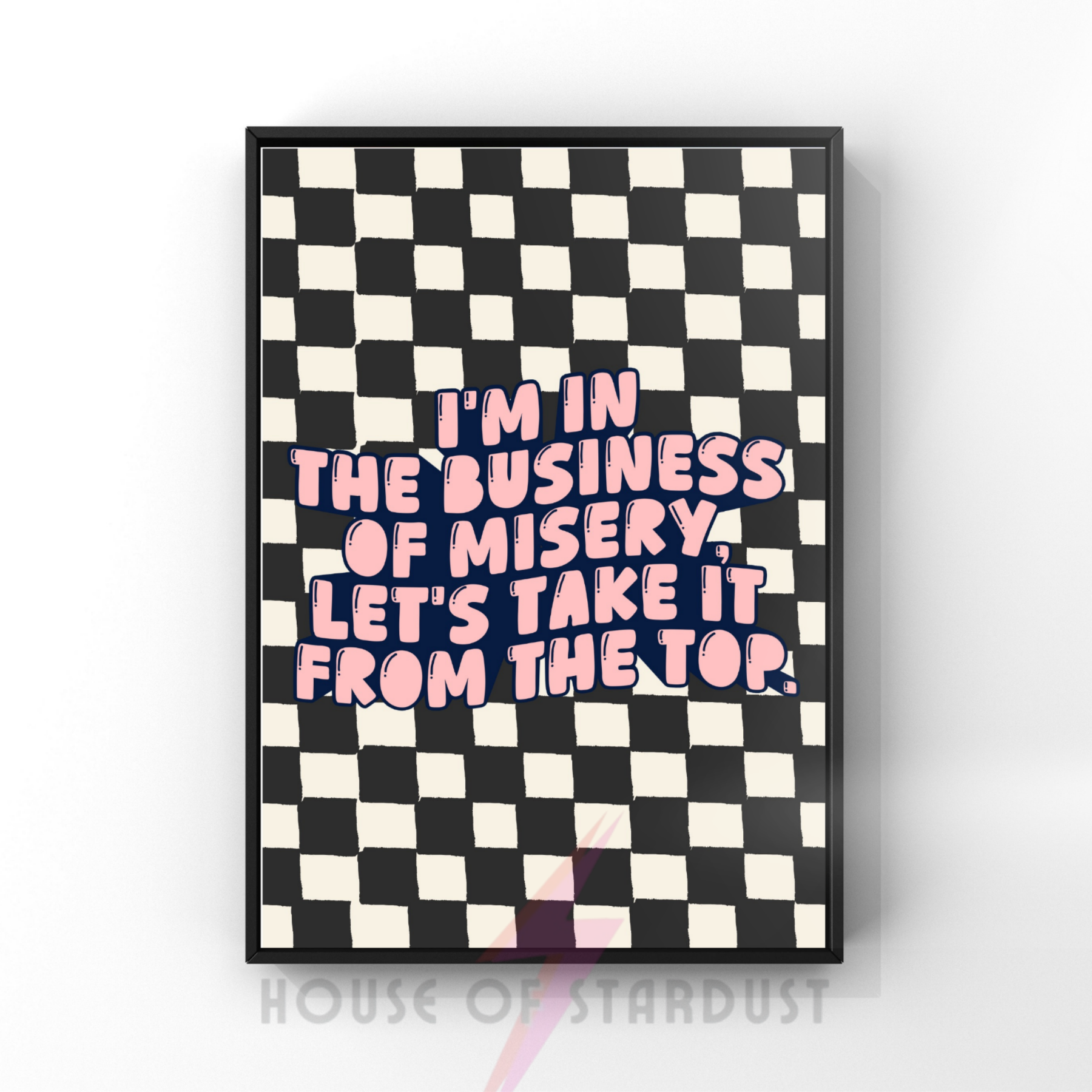 Misery Business | Paramore Inspired emo Music Print