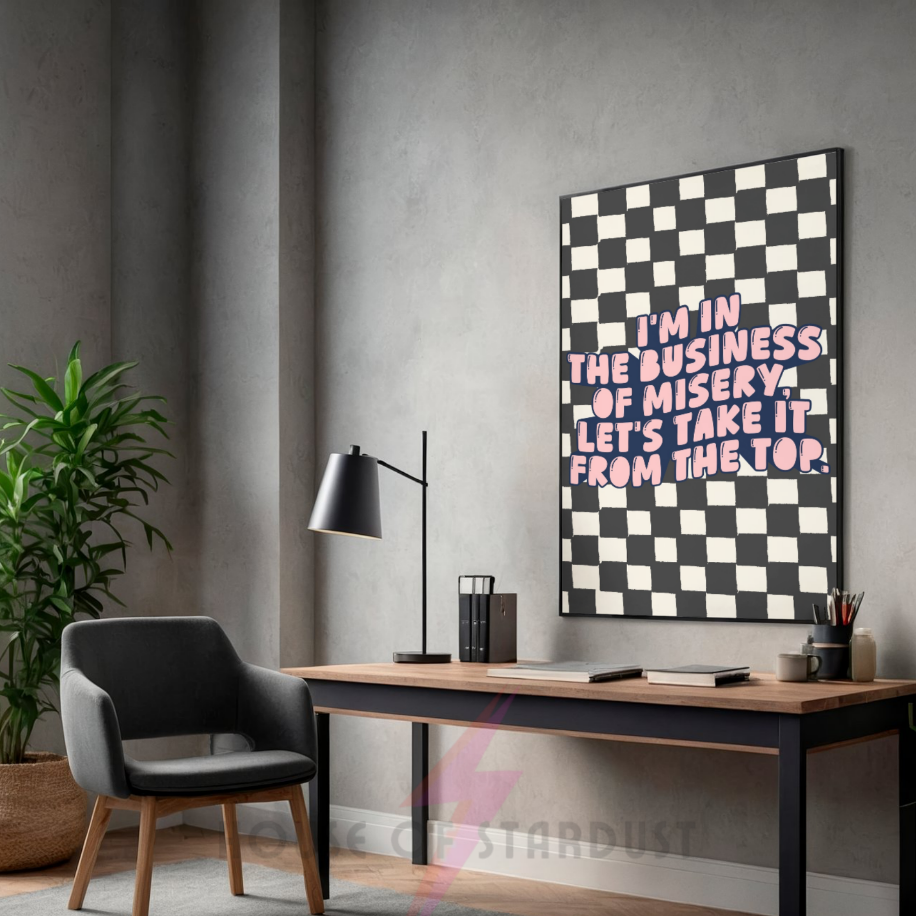 Misery Business | Paramore Inspired emo Music Print