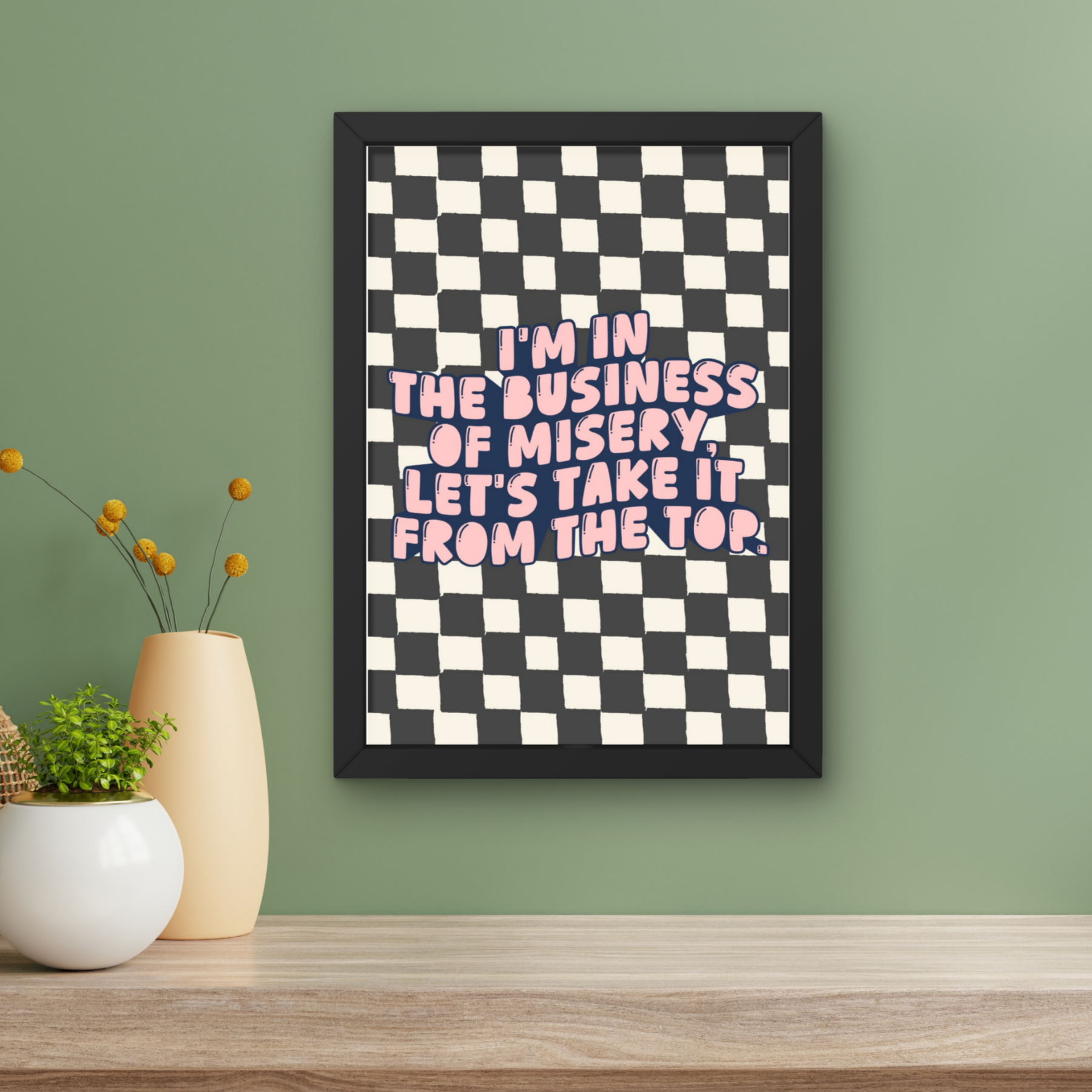 Misery Business | Paramore Inspired emo Music Print