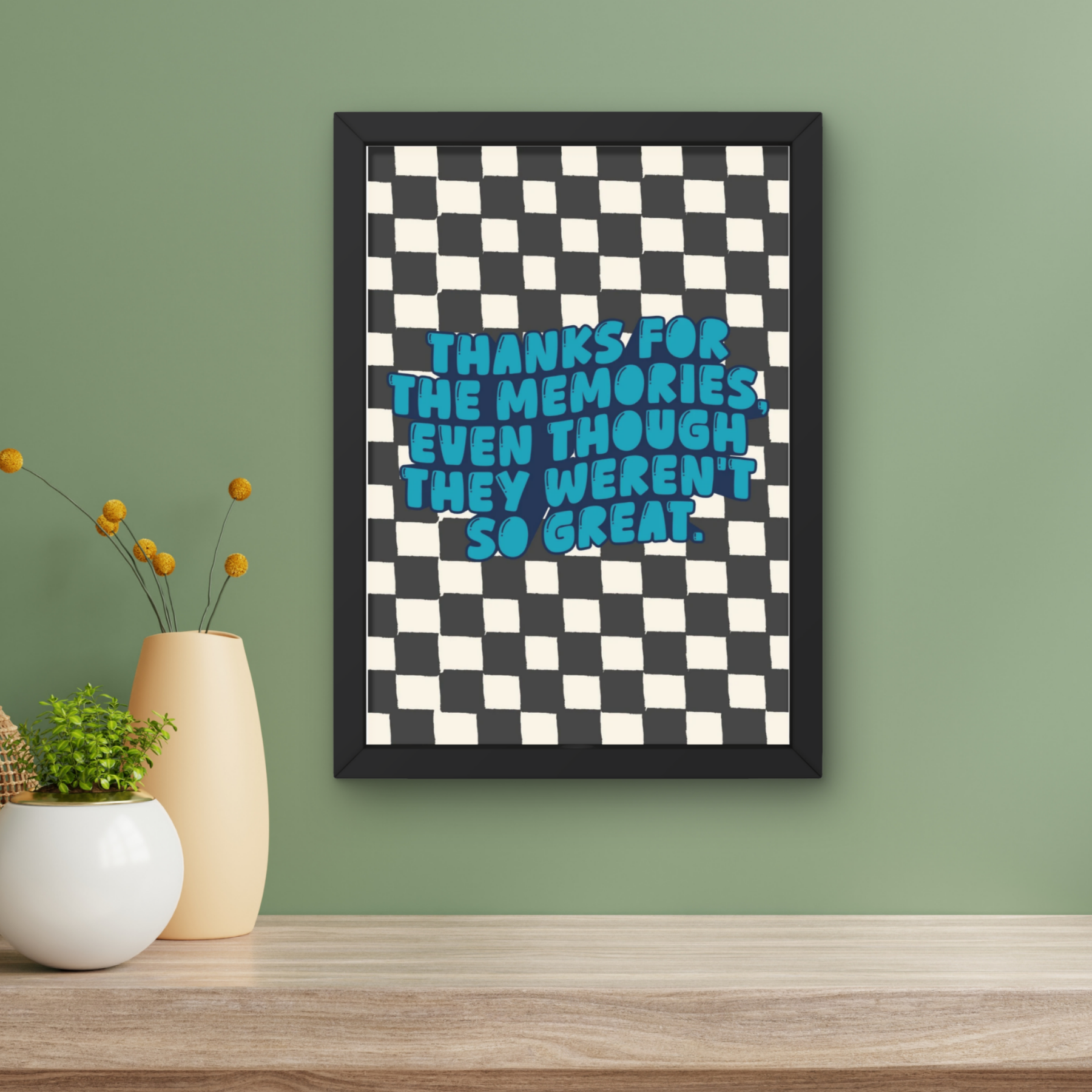 Thanks for the memories | Fall out boy Inspired emo Music Print
