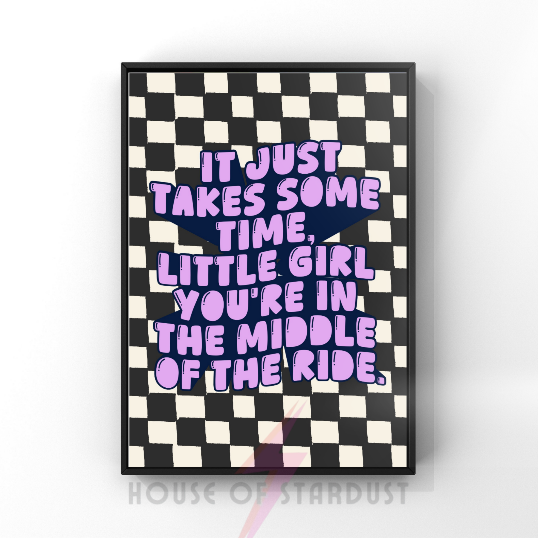 The middle | Jimmy eat world emo Inspired Music Print